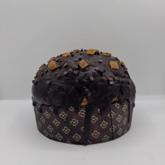 Panettone arancio e fondente
